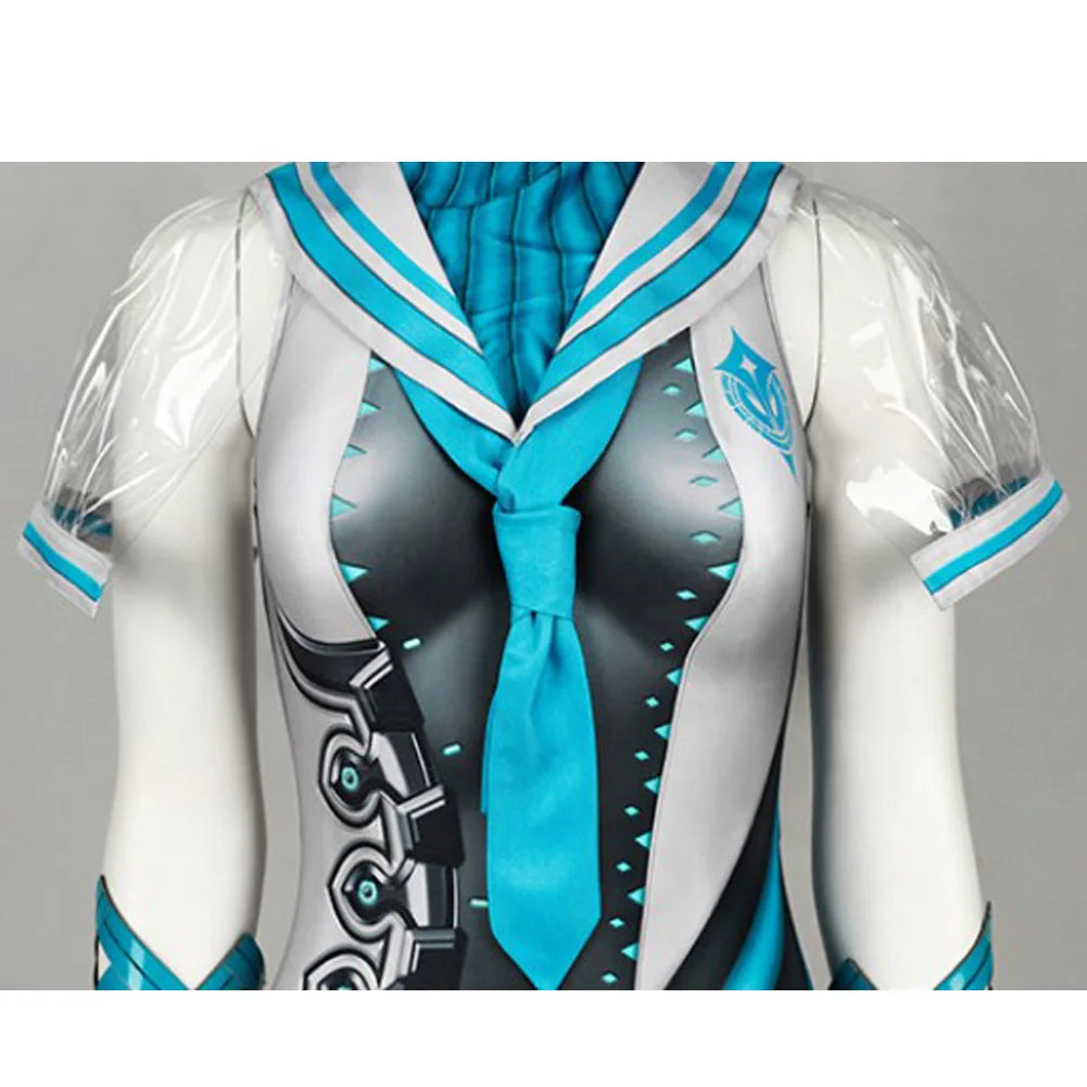 EVE 07 Cosplay Costume - Stellar Blade Game Replica in Blue and White