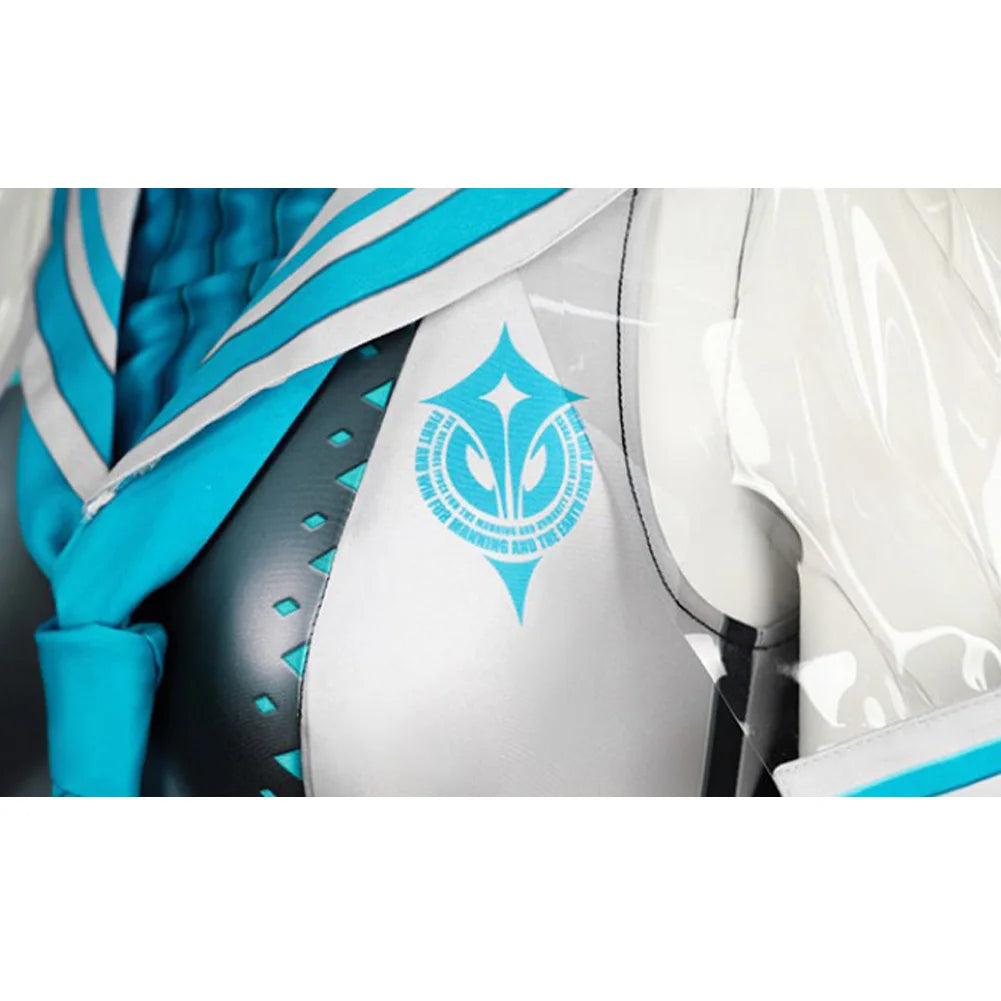 EVE 07 Cosplay Costume - Stellar Blade Game Replica in Blue and White